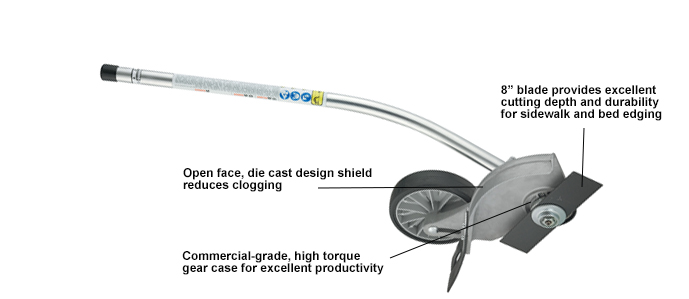 Echo on sale sidewalk edger